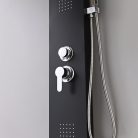 Malaga Black hidromasszázs zuhanypanel