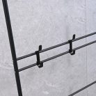 Előszobafal ruhaállvány LRA-02 fekete