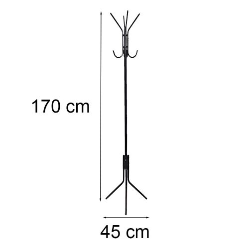 Állófogas LRA-04 fekete
