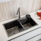 Meria II rozsdamentes mosogató