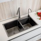 Meria III rozsdamentes mosogató