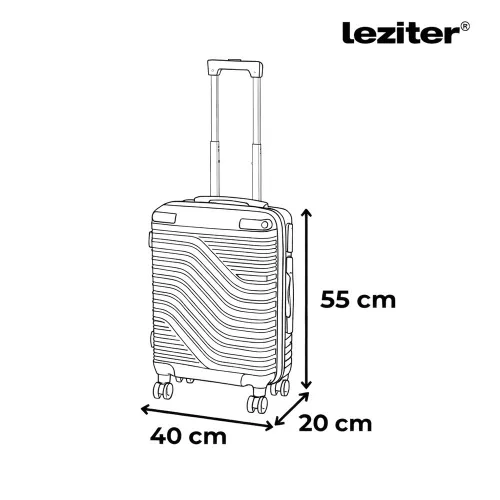 TraveLux Urban XXIV gurulós bőrönd szett