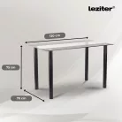 Karin 4+1 étkező garnitúra fekete-bézs