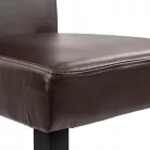 Karin 4+1 étkező garnitúra fekete-barna