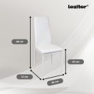 Nolen 4+1 étkező garnitúra fehér