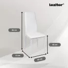 Nolen 4+1 étkező garnitúra fehér