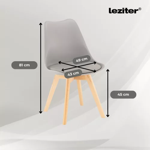 Zelma 4+1 étkező garnitúra fekete-szürke