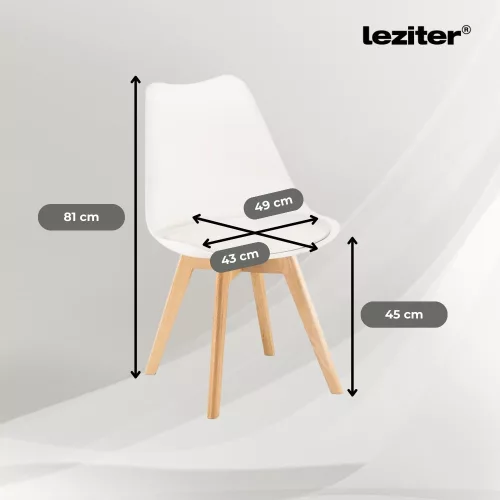 Zelma 4+1 étkező garnitúra fekete-fehér