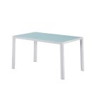 Nuvia 6+1 étkező garnitúra fehér-fekete