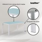 Nuvia 4+1 étkező garnitúra fehér-szürke