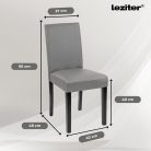 Mira 4+1 étkező garnitúra fehér-szürke