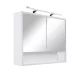 Luna 80 dulap superior cu oglindă, alb