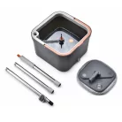 Spin Mop forgófejes felmosószett lapos moppal (vödör + nyél + facsaró + 2 mop)