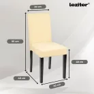 Leon 4+1 étkező garnitúra sonoma tölgy-bézs