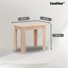 Leon 4+1 étkező garnitúra sonoma tölgy-bézs