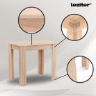 Leon 4+1 étkező garnitúra sonoma tölgy-bézs