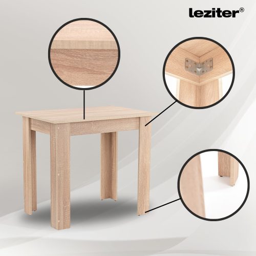 Leon 4+1 étkező garnitúra sonoma tölgy-bézs