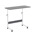 Állítható magasságú laptopasztal 80x40 cm fekete