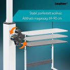 Állítható magasságú laptopasztal 80x40 cm fekete