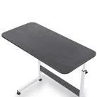 Állítható magasságú laptopasztal 80x40 cm fekete