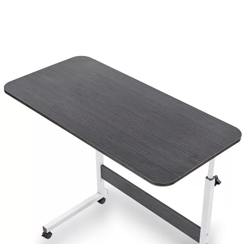 Állítható magasságú laptopasztal 80x40 cm fekete