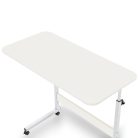 Állítható magasságú laptopasztal 80x40 cm fehér