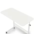 Állítható magasságú laptopasztal 80x40 cm fehér