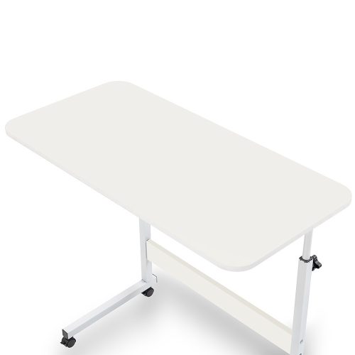 Állítható magasságú laptopasztal 80x40 cm fehér