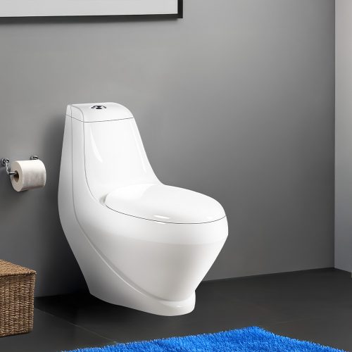 Coral Monoblokkos wc kagyló alsó kifolyással soft close ülőkével