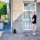 Napelem tisztító vízlágyító rendszer – átfolyásmérővel, tesztcsíkokkal és komplett tömlő‑csatlakozó készlettel