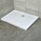 Modena Slim aszimmetrikus szögletes akril zuhanytálca, 80x100 cm