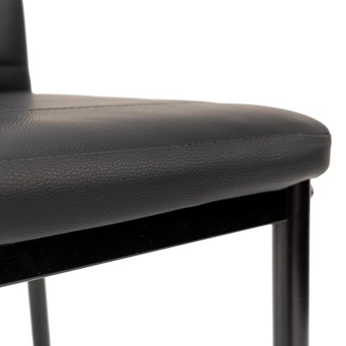 Tino NOVA Étkezőszék, fekete színben