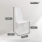 Tino NOVA Étkezőszék, fehér színben