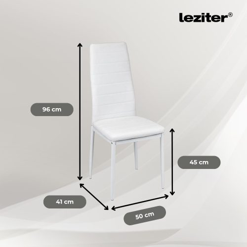 Tino NOVA Étkezőszék, fehér színben