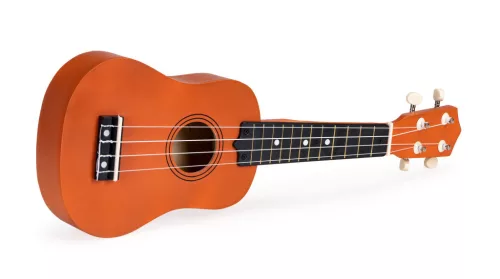 Fa Ukulele Gitár Gyerekeknek, 4 Nylon húr barna