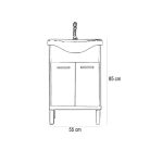 Nerva 55 alsó szekrény mosdóval