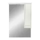 Nerva dulap superior cu oglindă 65 cm, alb