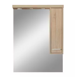 Nerva 75 cm Spiegelschrank, Sonoma Eiche