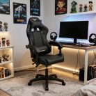 Raven gamer irodai forgószék fekete