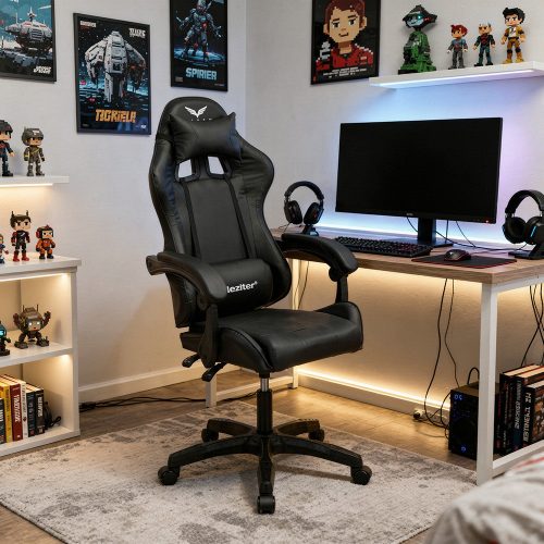 Raven gamer irodai forgószék fekete