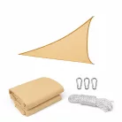 Rana napvitorla háromszög alakú 3x3x3 m bézs