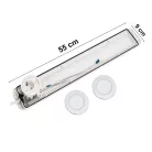 LED Spotlampe mit Rahmen