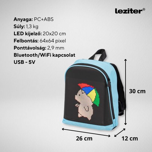 Pixen ledes okos hátizsák
