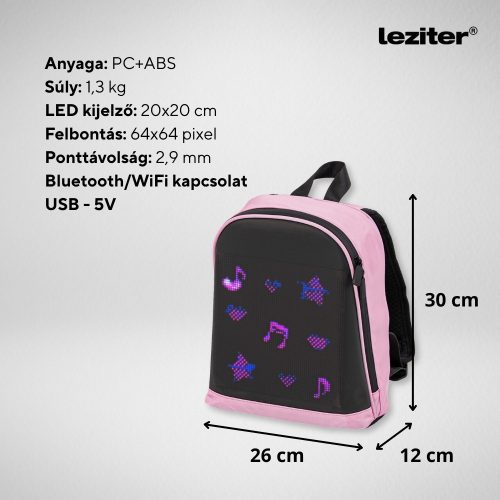 Pixen ledes okos hátizsák
