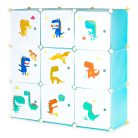 Dínós játéktároló szekrény 109x37x109 cm