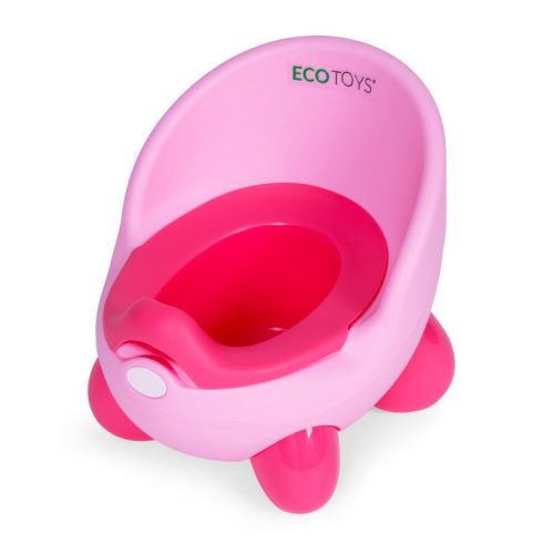 Bili kivehető betéttel, csúszásgátló lábakkal rózsaszín