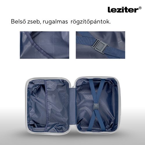 TraveLux Voyager kisméretű kézi bőrönd keményfedeles 26x31x14 cm