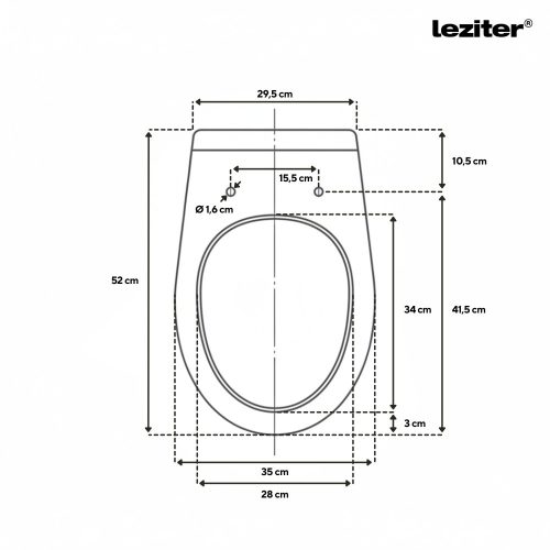 Roya fali WC ülőkével