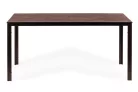 6 személyes kerti asztal 156x78 cm polywood barna