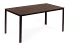 6 személyes kerti asztal 156x78 cm polywood barna